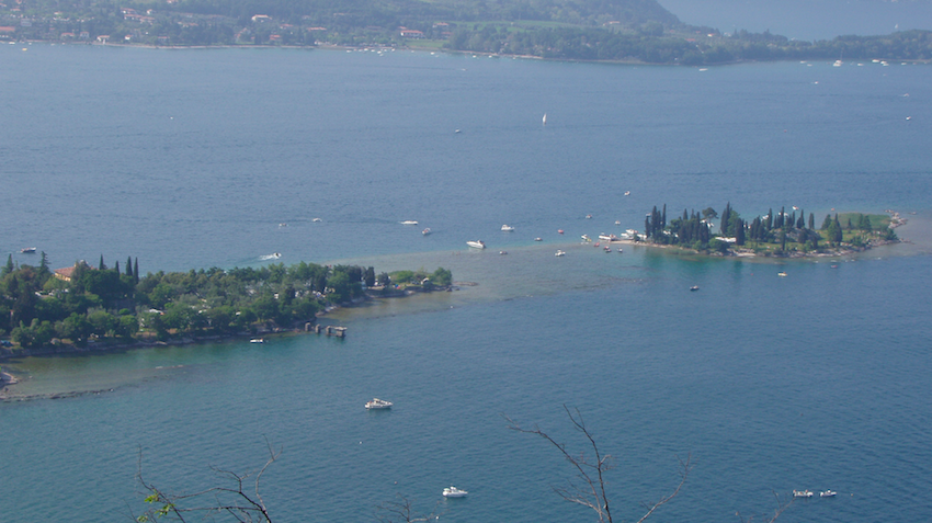 L'isola dei Conigli dalla Rocca di Manerba